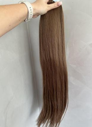 Натуральне волосся каштанове