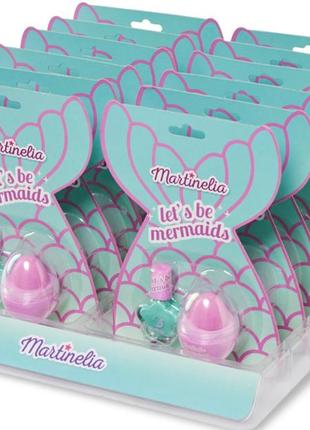 Косметика дитяча martinelia бальзам та лак для нігтів русалочка, 11954