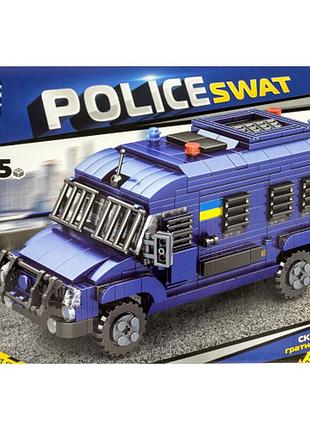 Конструктор поліцейська машина, 505 деталей, kb5900