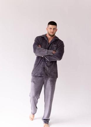 Мужская пижама плюшевая3 фото