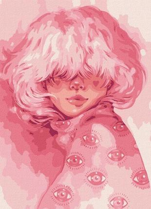 Картина по номерам "мои розовые мечты" 30х40см, в термопакете, кно4940