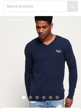 Светр superdry пуловер актуальный тренд
