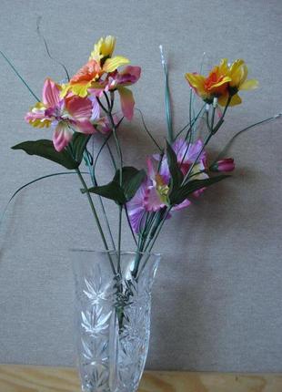 Квіти для інтер'єру букет асорті2 фото