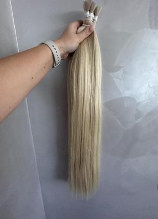 Натуральные белые волосы для наращивания