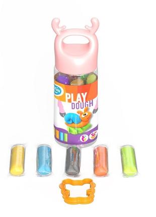 Набір для творчости, ліплення, 5 кольорів, lovin play dough олень, 41133