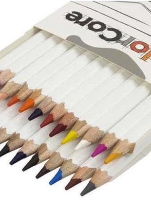 Олівці кольорові marco colorcore 24 кольори (3000-24cb-a) шестигранні