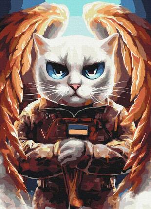Картина за номерами brushme котик ангел © маріанна пащук 40*50, bs53421