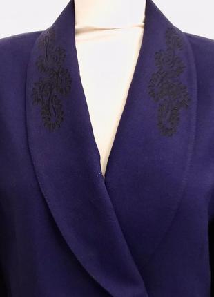 Фантастического цвета и состав двубортный винтажный шерстяной блейзер/пиджак шерсть2 фото