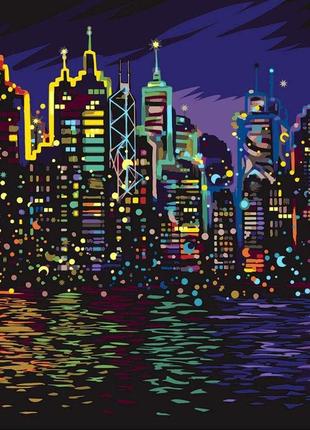 Картина по номерам "огни ночного города"