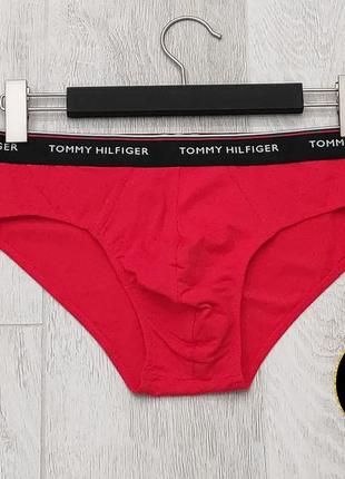 Набор мужских трусов 3 шт. слипов (плавок) тоmmу нііfіgеr в коробке. полномерная модель