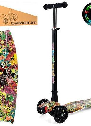 Самокат детский трехколесный maxi, сталь/пластик, jr3-055-3-wp34