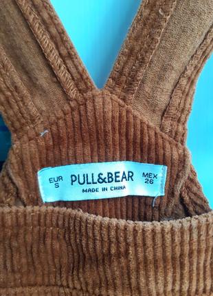 Сарафан вельветовый теплый s