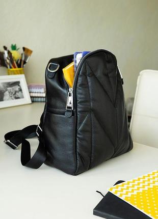 Рюкзак-сумка натуральная мягкая кожа2 фото