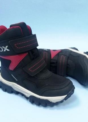 Зимові черевики снігоходи geox j himalaya b.b
black/red