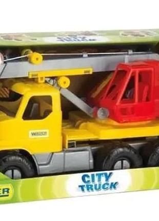 Машина игрушечная "city truck", кран тигрес, 39366