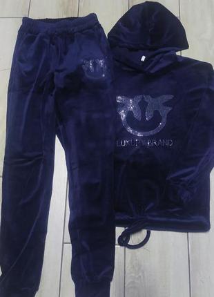 Спортивний костюм велюр спорт2 фото