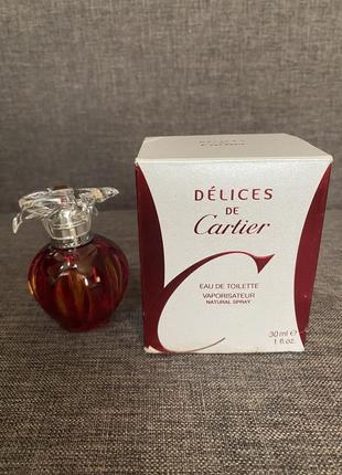 Cartier delices de cartier eau de toilette 30 мл, оригінал