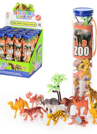 Игровой набор фигурок a-toys животных диких 12шт, 4см, t805