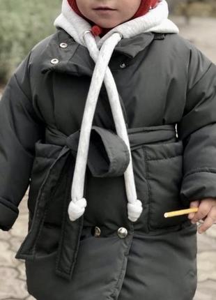 Пальто зимнее на девочку