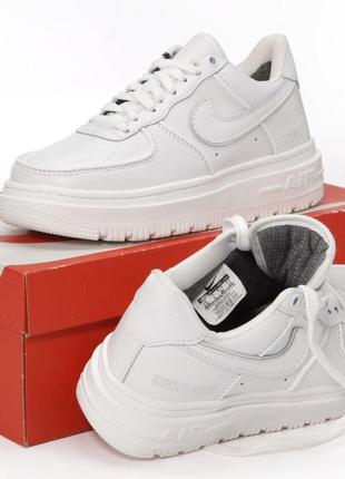 Осенние женские кроссовки nike air force 1 low gore tex white (термо) 36-37-38-39-408 фото