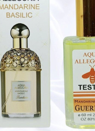 Aqua allegoria mandarine basilic (алегорія мандарин базилік) 60 мл — жіночі парфуми тестер