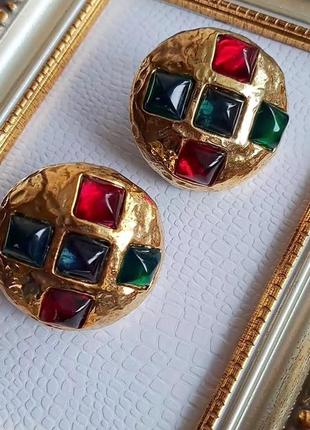 Les bernard вінтажні кліпси великі