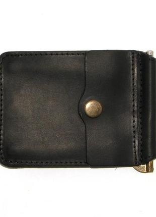 Подарочный набор dnk leather №8 (зажим + ключница) черный