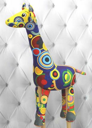 Мягкая игрушка копиця жираф радуга 2, 50*20см, украина, 00408-7