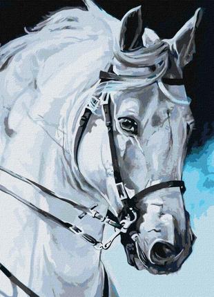 Картина по номерам "гордая лошадь" 40х50см, в термопакете, идейка, кно4387