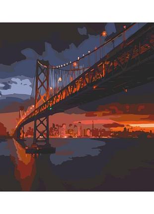Картина за номерами golden gate bridge art craft 40х50см, 11003-ac