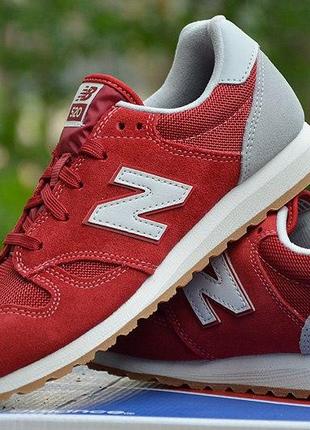 Оригинал new balance! красивые красные кроссовки 520 kl520rwy нью беленс1 фото