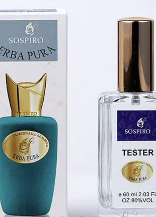 Perfumes erba pura (соспиро эрба пура) 60 мл – унисекс духи (парфюмированная вода) тестер