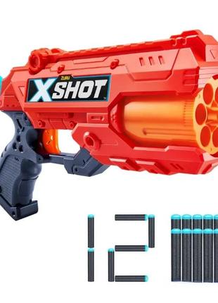 Быстрострельный бластер zuru x-shot excel reflex 6 (16 патронов), 36433r