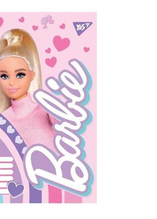 Тетрадь ученическая а5/12 линия yes barbie, 25шт/упак., 766201