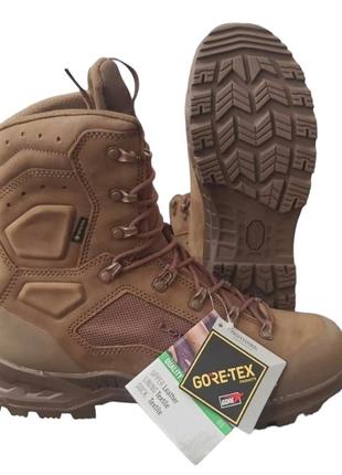 Берци lowa breacher n gtx hi берці тактичні, виробник німеччина/made in germany lowa breacher n gtx hi tf, колір: dunken brown/коричневі р.42/43.5