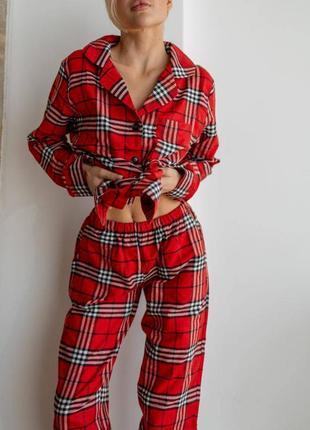 Женская байковая пижама4 фото