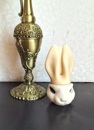 Соева свічка кролик playboy, оригінальний подарунок7 фото
