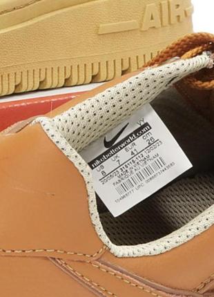 Осенние мужские кроссовки nike air force 1 low gore tex brown (термо) 41-42-43-44-457 фото