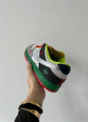 Кроссовки dunk sb low "what the"6 фото