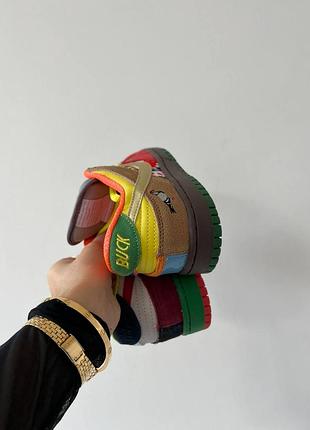 Кроссовки dunk sb low "what the"7 фото