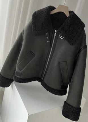 Дубленка zara