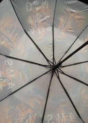 Жіноча парасоля-напівавтомат10 фото