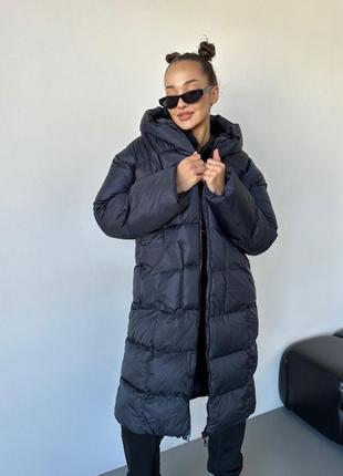 Женский теплый пуховик куртка, курточка холлофайбер, зима, осень s, m1 фото