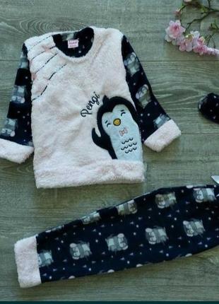 Піжама на дівчинку махра