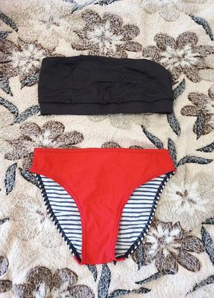 Купальник на девушку 12р, топ и плавки