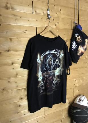 Vintage thunder skeleton футболка