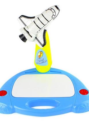 Доска с проектором kehongsheng "ракета", фломастеры, слайды, 6611proekt