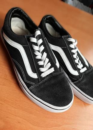 Кеди vans old skool black and white2 фото