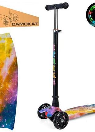 Самокат детский трехколесный maxi, сталь/пластик, jr3-055-3-wp24