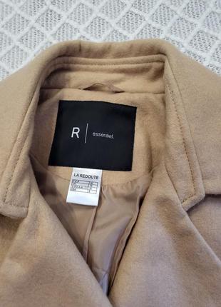 Трендовое шерстяное пальто la redoute3 фото